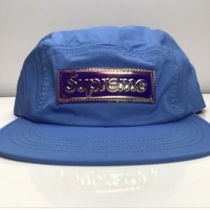 Iridescent Logo Camp Cap + RARE stickers